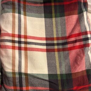 Pottery Barn Duvet Classic Christmas Tartan Queen Duvet Cover